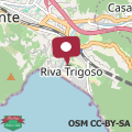 Mapa 006B - Casa Mare Blu, CENTRO di Riva Trigoso e 300m dalla SPIAGGIA