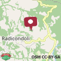 Map Gorgeous Apartment In Radicondoli