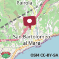 Map Beautiful Apartment In San Bartolomeo Al Mare