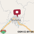 Map Welcoming apartment in Teulada of 65 m²