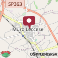 Map Welcoming house in Muro Leccese with fenced garden