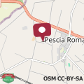 Map Welcoming House near Pescia Romana with Terrace