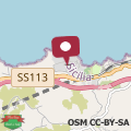 Map 2-room apartment near Cefalù with 2 pools