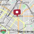 Mappa 2Roomz Apartment Milan City Center