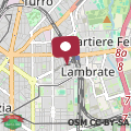 Map 30 meters from the Lambrate M2 Città Studi metro station