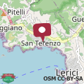 Mappa 50 m from the beach, Lerici-5 Terre, gulf view