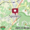 Mappa 6 guests apt with terrace in pedestrian historic centre of Spoleto