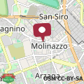 Map a casa di marti, san siro, ippodromo, centro milano