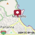 Mappa HOLIDAY MONDELLO32 A due passi dalla spiaggia