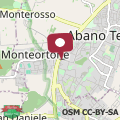 Mapa Abano Ritz Hotel Terme