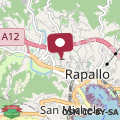 Map Accogliente alloggio a Rapallo