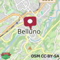 Mappa Accogliente Appartamento nel Centro Storico di Belluno, dietro Piazza delle Erbe