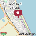 Mappa Accogliente bilocale con terrazzo a Pinarella di Cervia - CV006