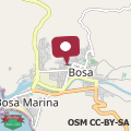 Map Acquamarina Apartment - Bosa Centro