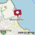 Mappa Ad 1 passo dal mare Mondello