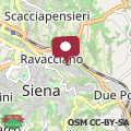 Mappa Affaccio su Siena,vicino al centro, con garage