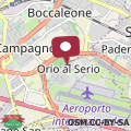 Mapa Affittacamere airport orio Bergamo