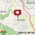 Mappa AFFITTACAMERE al CASTELLO AIROLA BN