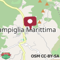 Mapa Affittacamere La Rocca Campiglia