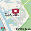 Mapa Afrodite Apartment Sabaudia