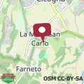 Mappa Agriturismo B&B Lombardi Bologna - San Lazzaro