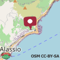 Mappa Alassio Camera con Terrazza Vista Panoramica