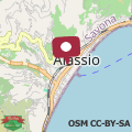 Map Alassio centro e mare