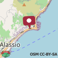 Mapa ALASSIO HOLIDAYS