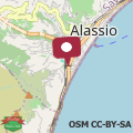 Mappa Alassio la perla della liguria