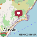 Map Alassio Relax Apartment Panoramic Terrace plus Parking by ViviAlassio
