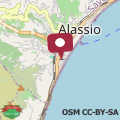 Mappa ALASSIO Trilocale a 50mt dal mare