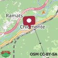 Mapa Alba Camere Chiomonte