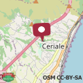Map Alba Sul Mare - Happy Rentals