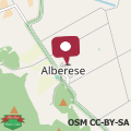 Mapa ALBERESE Isola Rossa