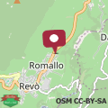 Map Albergo bertolini romalo