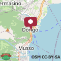 Mapa Albergo Dongo