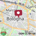 Map Albergo Garisenda con terrazza panoramica sulle Due Torri
