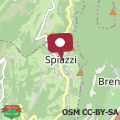 Map Albergo Speranza Spiazzi di Monte Baldo