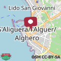 Map ALGHERO- Beautiful house in the center with balcony and AC