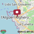 Map [ALGHERO]Bellissima casa in centro con balcone,A/C