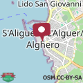 Mapa Alghero Centro Storico, Stanza con Wi-fi e Aria Condizionata