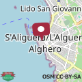 Mapa Alghero Town Centre