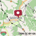 Map Alloggio a Sestriere fronte piste