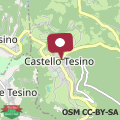 Map Alloggio Castello Tesino