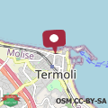 Map Alloggio fronte mare e vista castello