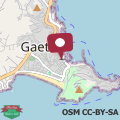 Mappa Alloggio turistico al centro di Gaeta