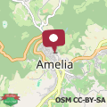 Map Alloggio turistico via Leone IV 23 Amelia Umbria