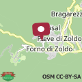 Karte Alpine nest in Val di Zoldo