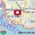 Mappa JOIVY Spacious Family Apt for 4, in Carignano, Genoa