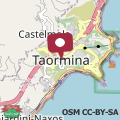 Mapa Aly Art Apartment Taormina Duomo, Gulf & Etna view